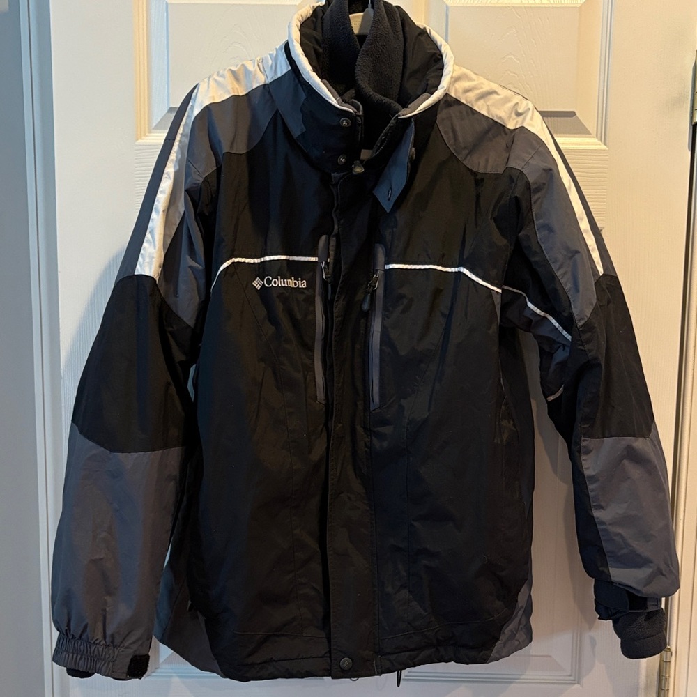 Columbia Black and Gray Outdoor 3 in 1 Jacket